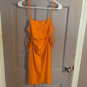 BRAND NEW NEVER WORN - Orange cocktail dress